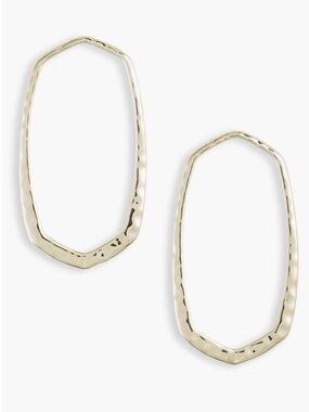 Zorte Open Hexagon Earrings